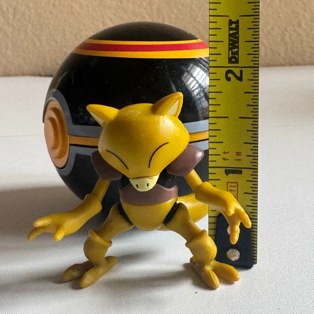 Pokemon Jazwares Abra Battle Figure with Luxury Ball 2 Inch Collectible Toy